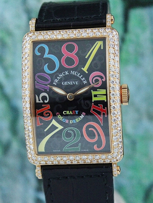 (image for) 100% ORIGINAL FRANCK MULLER 18K ROSE GOLD CRAZY COLOUR DREAMS / 1200 CH D